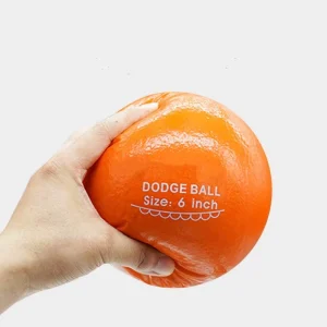 Wear Resistant Durable Anti Skid PU Skin Foam Rapid Dodge Ball Low Bounce Solid Foam Ball PU Dodge Ball