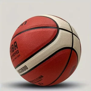 Wear Resistant Thermo Bonded PU Leather Basketball Size 7 620-650g Water Resistant Outdoor Asphalt Court Supplier
