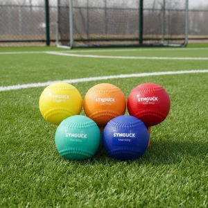 Weighted Baseballs Set With Seams Set of 6 For Pitching and Velocity Training Sand Filled Balls