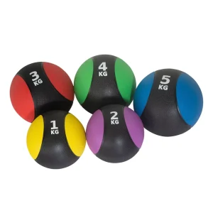 Weighted Medicine Ball 10KG Non Slip Rubber Shell Dual Texture Grip Fitness Exercise Ball for Core Strength & Balance Training