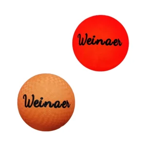 Weinaer 8.5 Inch LED Glow in the Dark Rubber Dodgeball Sports Toy Inflatable Playground Customizable Logo Printing 300g for Ages