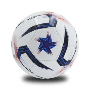 Welstar New Design Custom Size 5 Football 1.6mm PVC Leather Soccer Ball Great Promotion Gift for Kids and Adults