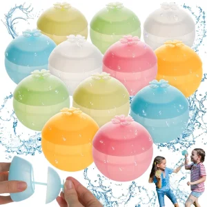 Without Magnet Reusable Refillable Silicone Water Ball Self Sealing Water Bomb Balloons Outdoor Pool Toy Unisex