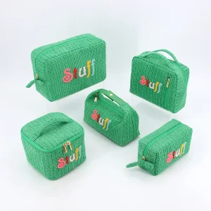 Women Traveling Preppy Pencil Case Travel Purse Cosmetic Bags Makeup Brushes Aesthetic Accessories Storage Bag Makeup Bag Set