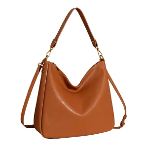 Women’s PU Leather Messenger Bag Single Strap Crossbody Tote Handbag