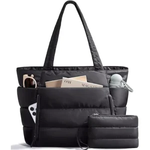 Women’s Tote Bags Women’s Shoulder Messenger Bags Multi compartment Quilted Handbag Short distance Travel Duffel Bag