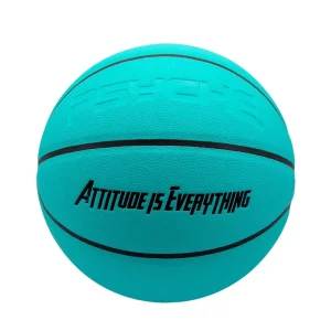Women’s Training Basketball Official Size 6 Custom Soft Touch PU Leather Game Ball Blue Durable for High School College
