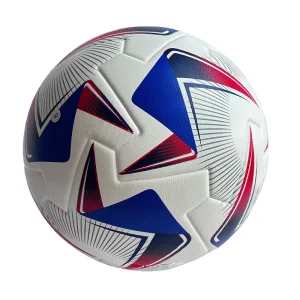 World Football PU Leather Soccer Ball with Thermal Bonding Eco Friendly Durable Bounce Size 5 for Outdoor Use