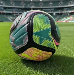 World Soccer Ball Cup Style Indoor Outdoor Futsal Soccer Ball with Low Bounce Design Size 5 for Training and Match Play