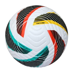 Worlds Cup Soccer Size 5 Custom logo Seamless Leather Soccer Ball Worldwide Popular Laminated Durable Soccer Ball
