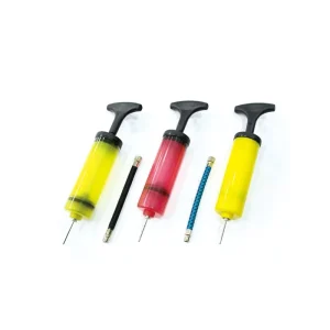 XY 804D 6 Inch Football Basketball Rugby Hand Sports Ball Air Inflator Soccer Ball Pump With Pine Needles and Rubber Tube