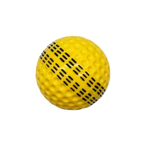 Yellow 146g Cricket Ball With Black Seam Use for Training