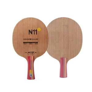 Yinhe N11S Professional Single Table Tennis Racket 5 Ply Pure Wood DIY Training for Children Light Blade Pimples Rubber Durable
