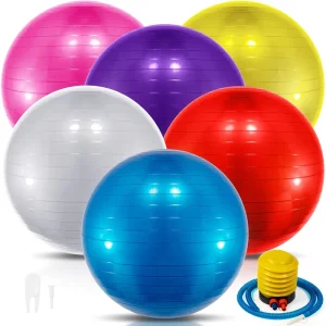 Yoga Ball Custom Logo PVC Exercise Home Gym Training Fitness Yoga Ball