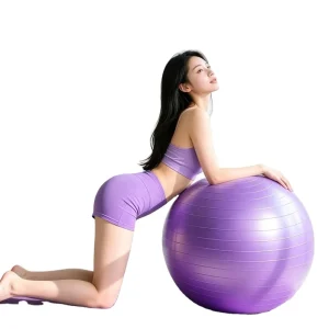 Yoga Ball Thickened Anti Burst PVC Yoga Ball Fitness Balance Ball for Strength Training Gymnastics Dance Massage