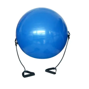 Yoga Ball with Resistance Tubes