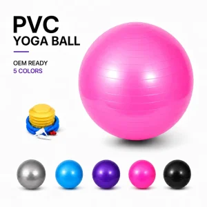 Yoga Balls Giant Yoga Ball for Abdominal Conditioning Dynamic Balance Drills Mobility Exercise and Physical Therapy Training