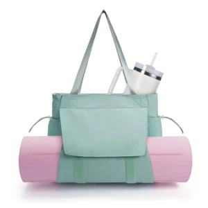 Yoga Mat Bag Tote Waterproof Wet Pocket Hook and Loop Storage Yoga Mat Carrier Gym Travel Fitness Women Men