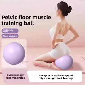 Yoga Pilates Ball Slimming Waist Buttocks Shaping Fitness Gymnastics Exercise Ball Anti-Explosion PVC Material 25CM Diameter