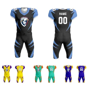 Youth Special Custom Design Football Training Uniform Heat transfer Sublimation Sportswear American Football Sets