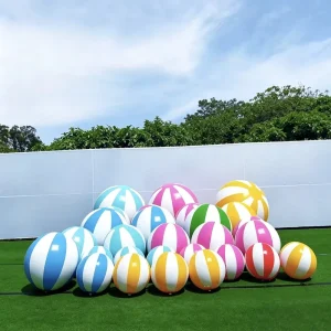 Zhenmei Giant Inflatable Beach Balls PVC Balloons Colorful Pool Party Floating Balls Summer Beach Toys