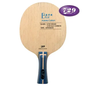 professional high quality training match players choice 729 Friendship BLUE ARYLATE CARBON table tennis blade